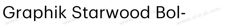 Graphik Starwood Bol字体转换